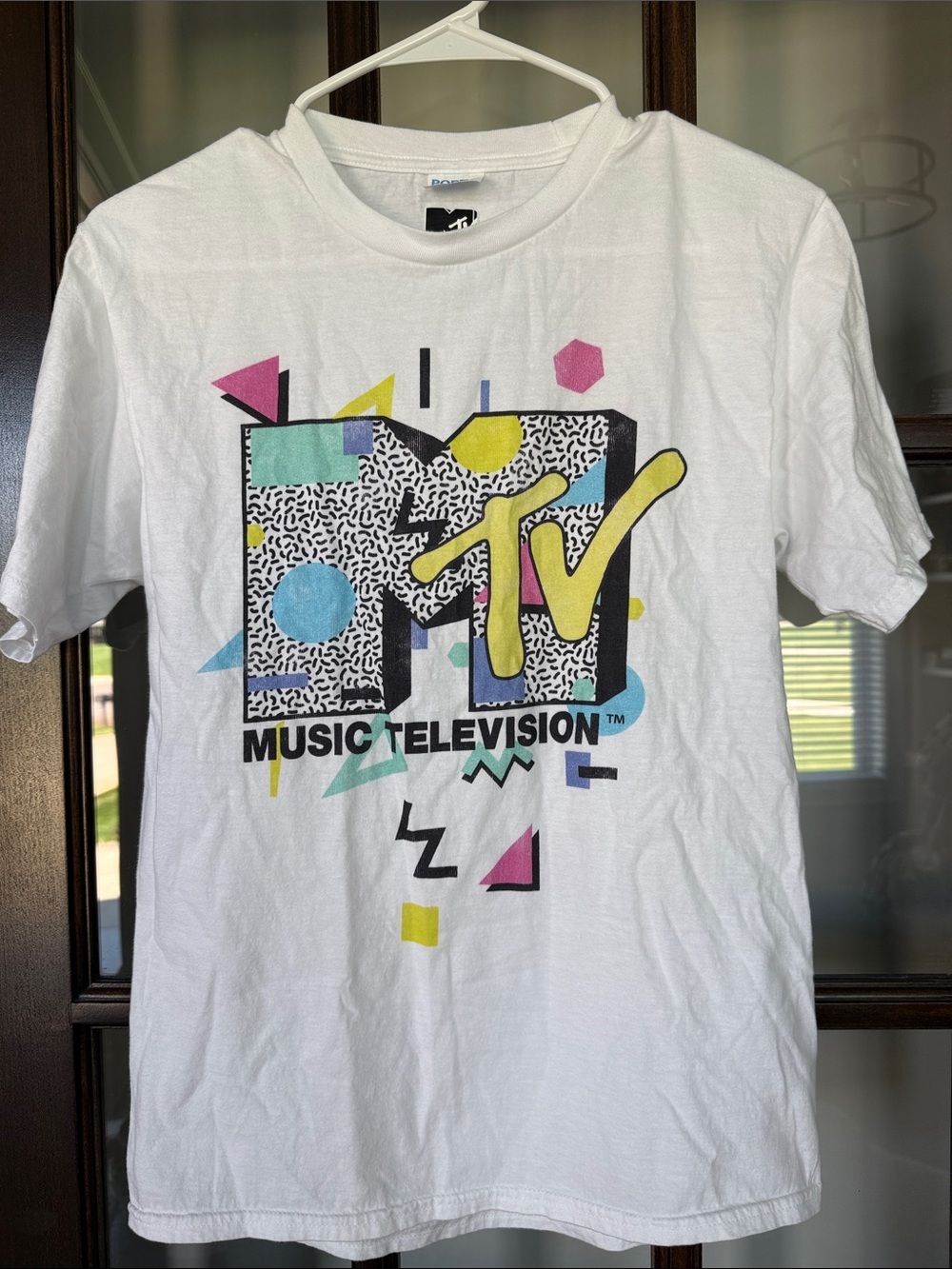 MTV White Short Sleeve Tee